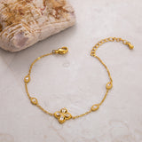 Shalimar Clover Bracelet — Gold