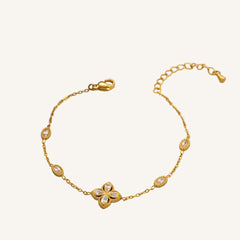 Shalimar Clover Bracelet — Gold