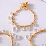 Shabnam Adjustable Dewdrop Ring