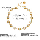 Sitara Bezel Bracelet — Crystal