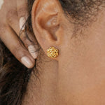 Warda Rose Studs