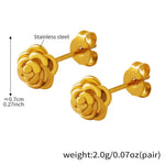 Warda Rose Studs