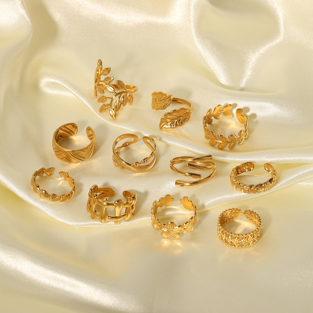 Zaytun Adjustable Olive Branch Ring