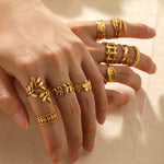 Zaytun Adjustable Olive Branch Ring