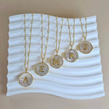 Shimmer Letters Necklace