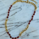 Pomegranate Chain Necklace