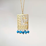 Grecian Mashallah Necklace