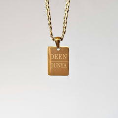 Deen Over Dunya Necklace