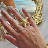 Starfish Adjustable Ring