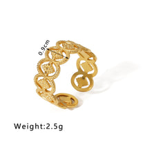 Zanjeer Adjustable Dainty Link Ring