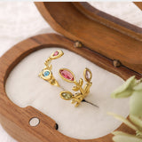 Mela Adjustable Gemstone Ring