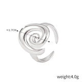 Bhanwar Spiral Ring — Silver