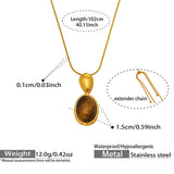 Qahwa Tiger's Eye Pendant