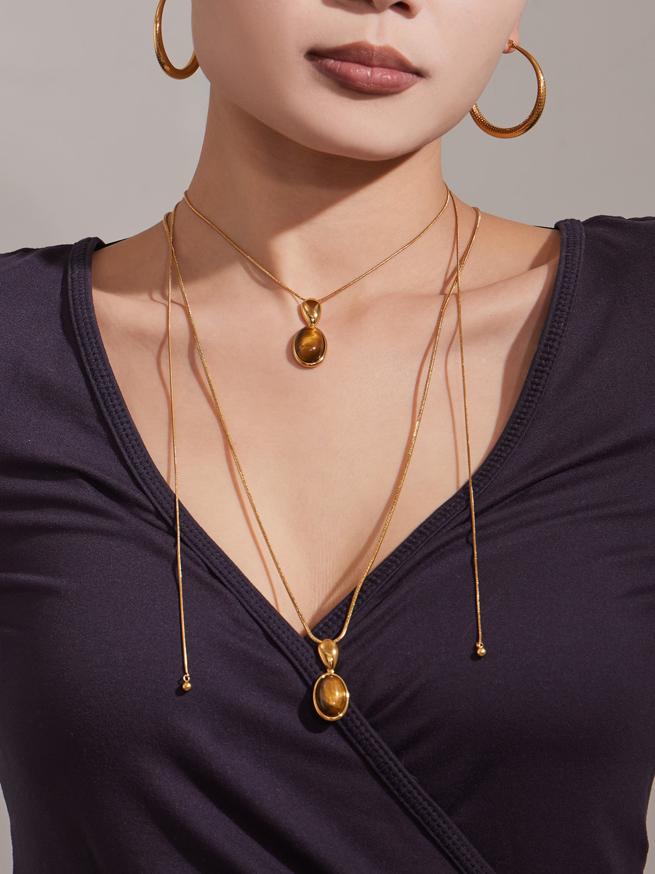 Qahwa Tiger's Eye Pendant