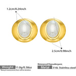 Badr Faux Pearl Studs