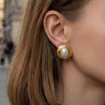 Badr Faux Pearl Studs