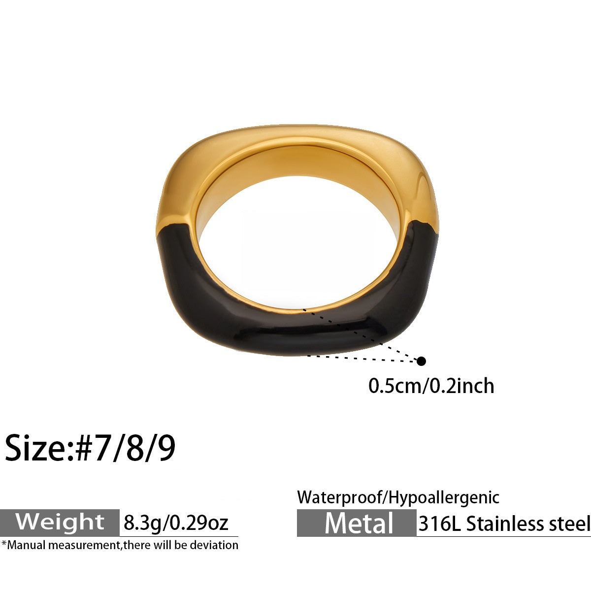 Rang Dome Ring — Kohl