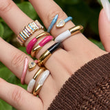 Rang Dome Ring — Kohl