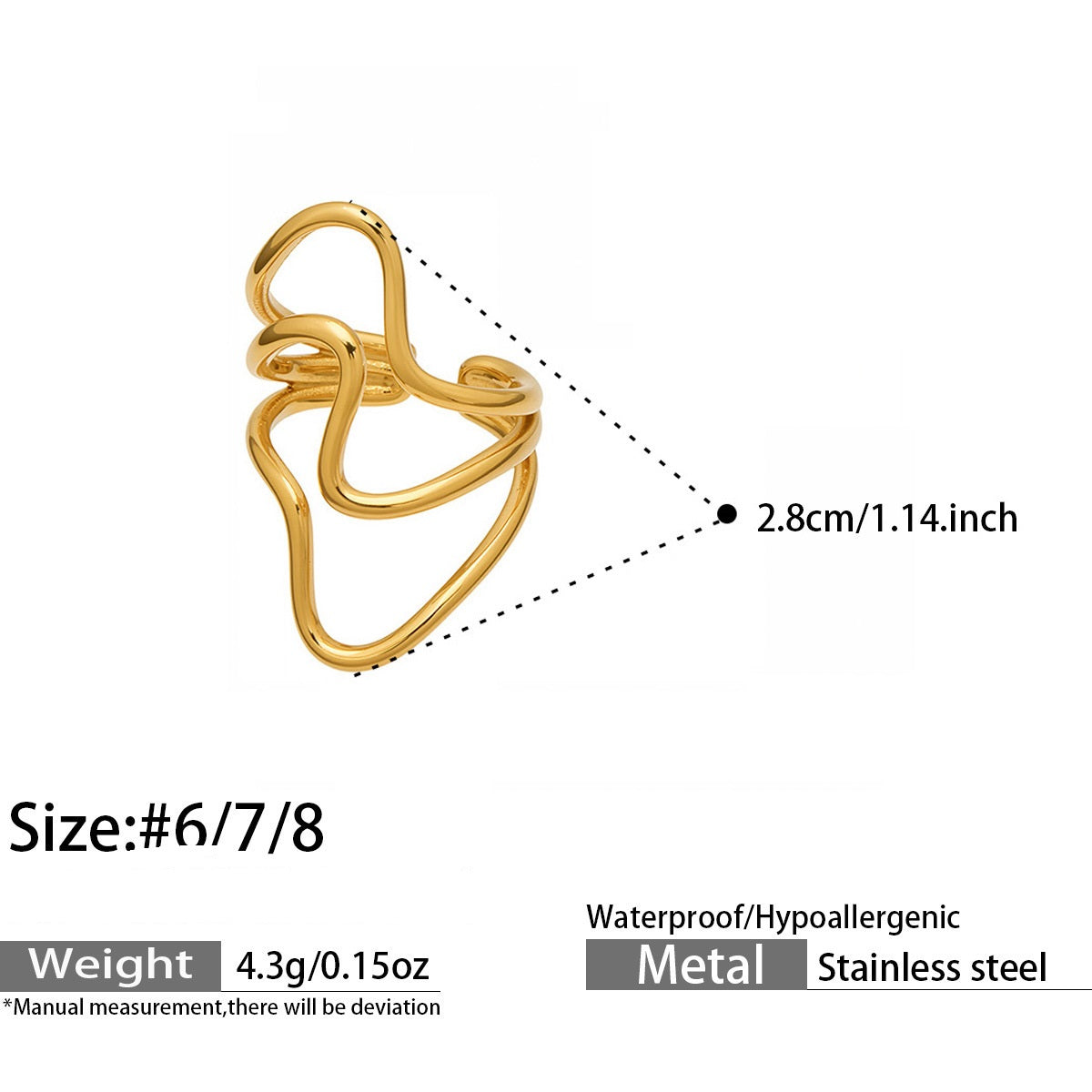 Khatt Sculpted Ring