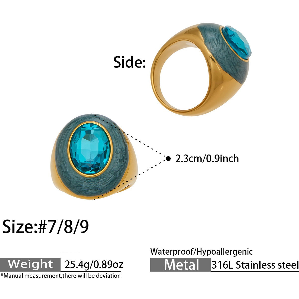 Mughal Cocktail Ring — Firoza