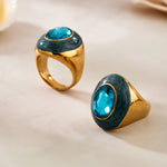 Mughal Cocktail Ring — Firoza
