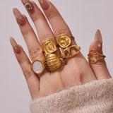 Andalus Ribbed Ring