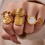 Andalus Ribbed Ring