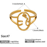 Khayal Line Ring — Gold