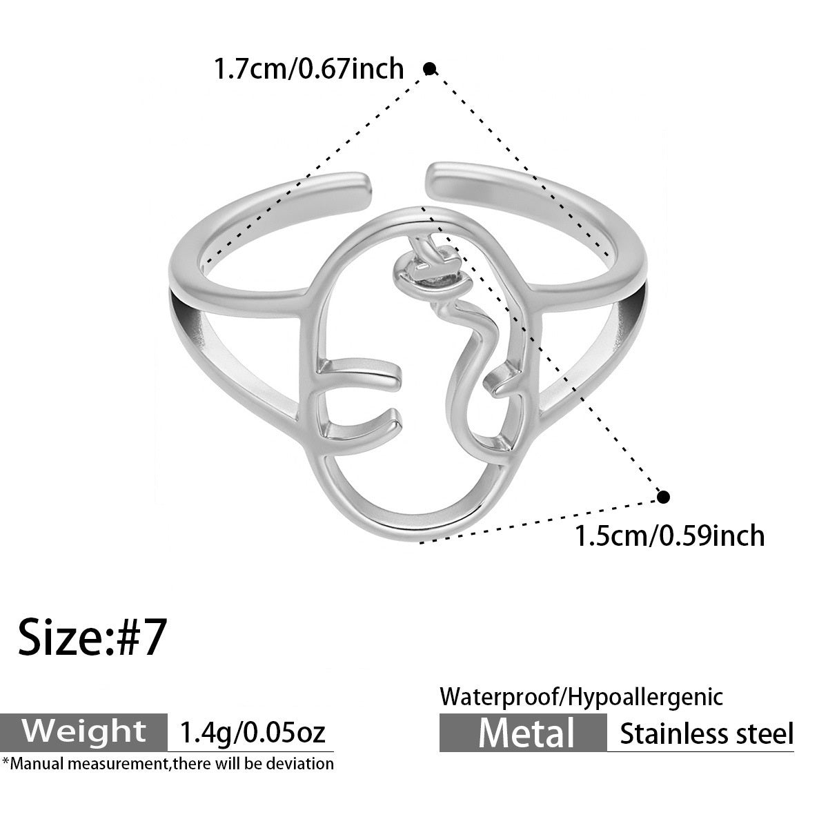 Khayal Line Ring — Silver