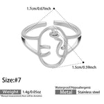 Khayal Line Ring — Silver