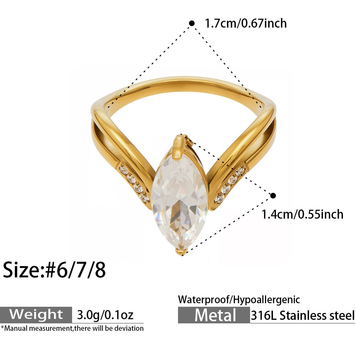 Almas Marquise Ring