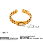 Gajra Adjustable Braided Ring