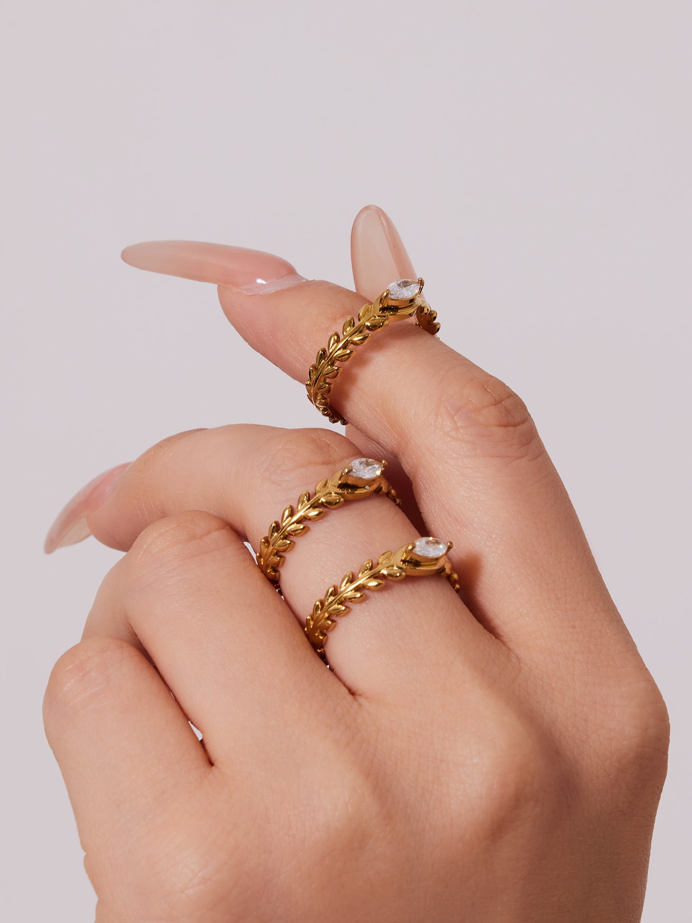 Gajra Adjustable Braided Ring