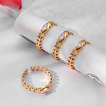 Gajra Adjustable Braided Ring
