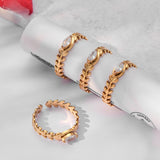 Gajra Adjustable Braided Ring