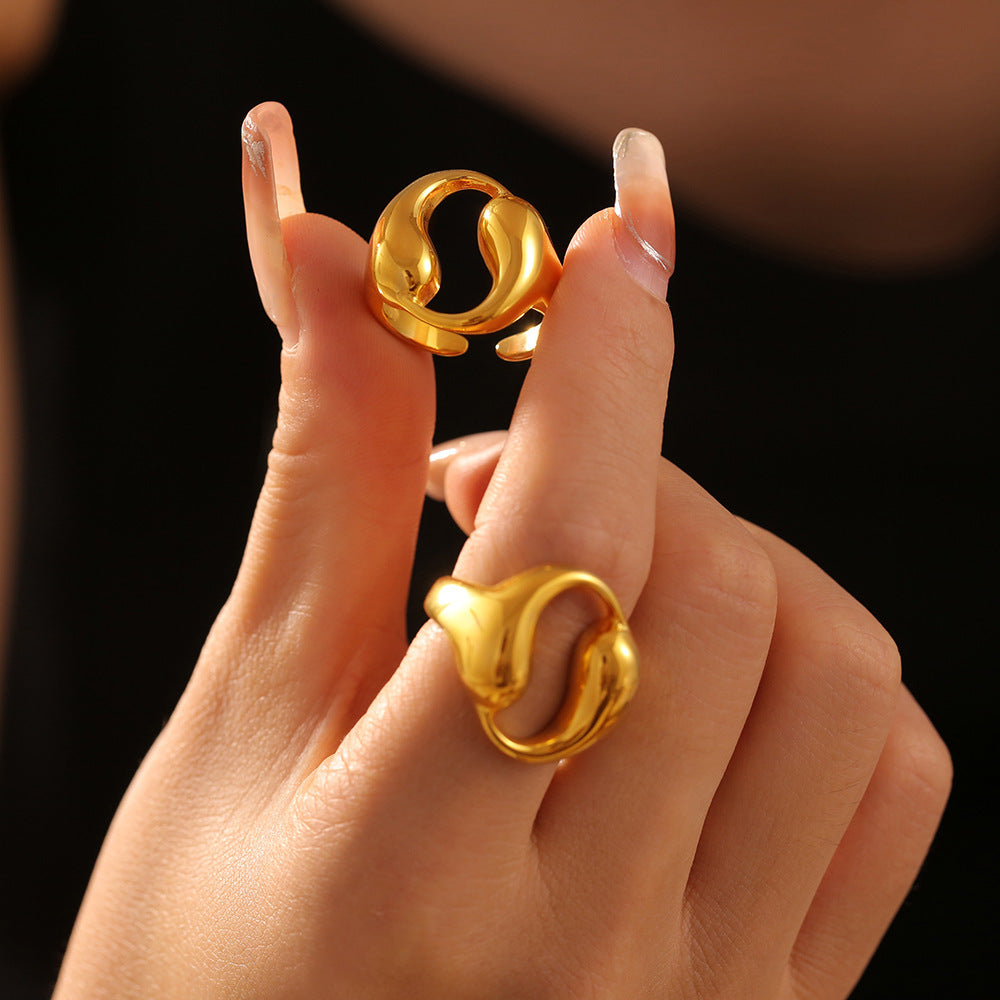 Gulabi Adjustable Rose Gold Ring