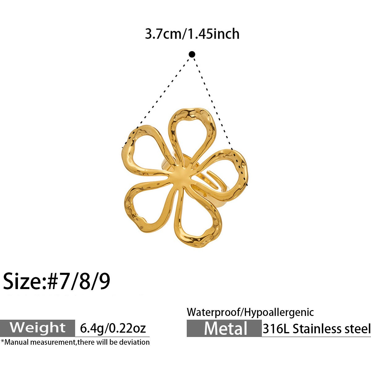 Chameli Flower Ring