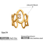 Qandeel Adjustable Lantern Ring