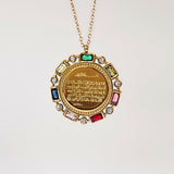 Luminous Rainbow Ayatul Kursi Necklace