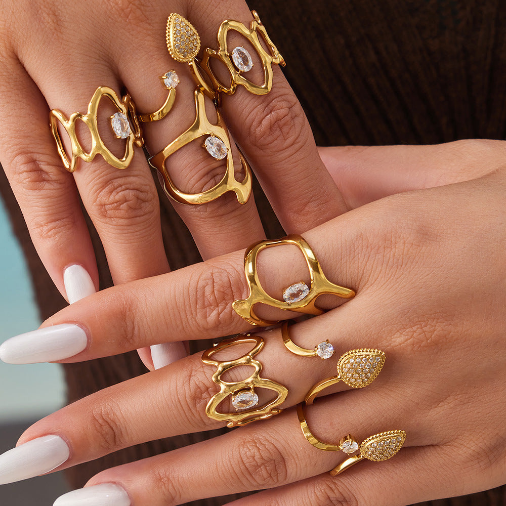 Qandeel Adjustable Lantern Ring