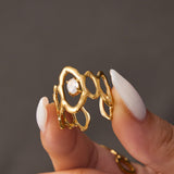 Qandeel Adjustable Lantern Ring