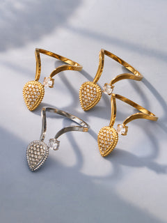 Dil Adjustable Pavé Ring