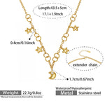 Hilal & Najm Charm Necklace