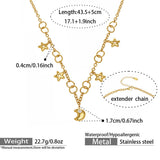 Hilal & Najm Charm Necklace