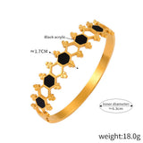 Zellige Onyx Bangle