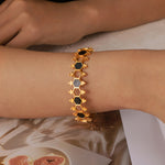 Zellige Onyx Bangle