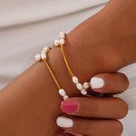 Lulu Double Pearl Bracelet