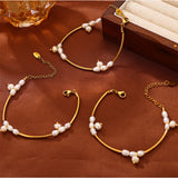 Lulu Double Pearl Bracelet