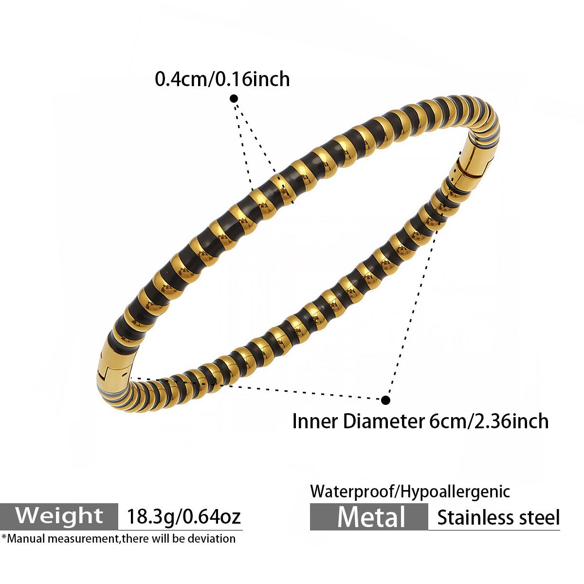 Rang Stacking Bangle — Kohl