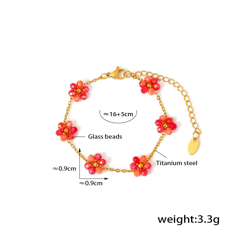 Bagh Flower Bracelet — Anar